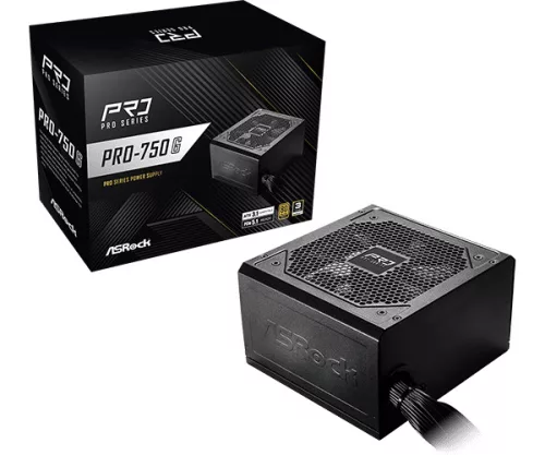 ASRock PRO-750G 750W 80 PLUS GOLD tápegység