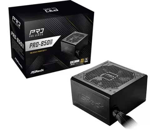 ASRock PRO-850G 850W 80 PLUS GOLD tápegység