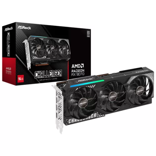 ASRock AMD Radeon RX 9070 16GB GDDR6 - RX 9070 Challenger 16G