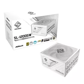  ASRock Steel Legend SL-1200GW 1200W 80 PLUS Gold Moduláris Tápegység, fehér