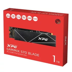   ADATA SSD - 1TB XPG GAMMIX S70 BLADE (3D, M.2 PCIe Gen 4x4, r:7400 MB/s, w:5500 MB/s, PS5 Ready)