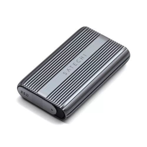 Satechi USB4 NVMe SSD Pro Enclosure (M.2 NVMe Drives 2280/2260/2242mm-16TBmax,PCI-E Gen 4x4,max bandwidth 8GB/s; reading/writing 3840MB/s ) - Grey