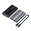 Satechi USB4 NVMe SSD Pro Enclosure (M.2 NVMe Drives 2280/2260/2242mm-16TBmax,PCI-E Gen 4x4,max bandwidth 8GB/s; reading/writing 3840MB/s ) - Grey