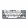Satechi SM1 Slim Mechanical Backlit Bluetooth Keyboard (Windows Keycaps - Windows, Left Alt, Right Alt 2.4GHz USB Receiver) - Grey/White