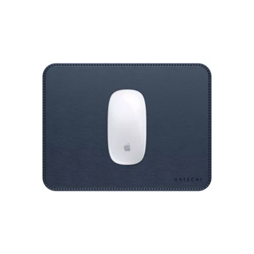 Satechi Vegan-Leather Premium Mouse Pad - Blue