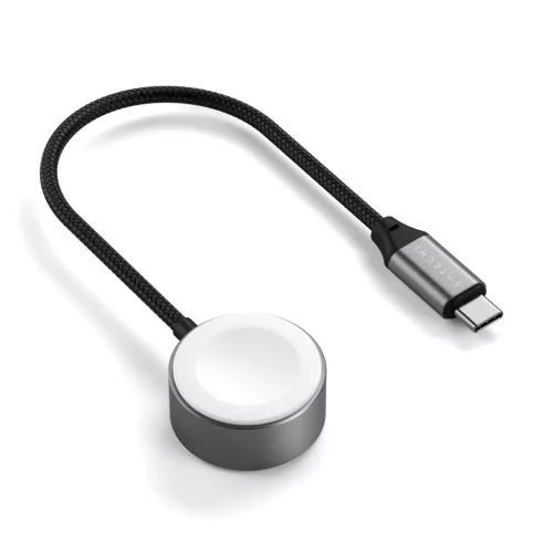 Satechi USB-C Magnetic Fast-Charging Cable for Apple Watch - Space Gray