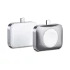 Satechi USB-C 2 in 1 Wireless charging dock for Apple watch and Airpods - Silver