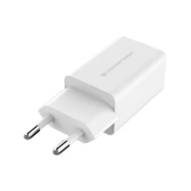   Conceptronic telefon töltő adapter - ALTHEA06W (2xUSB-A, 12W, fehér)