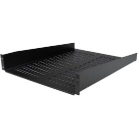 StarTech 2U 19" rack polc fekete