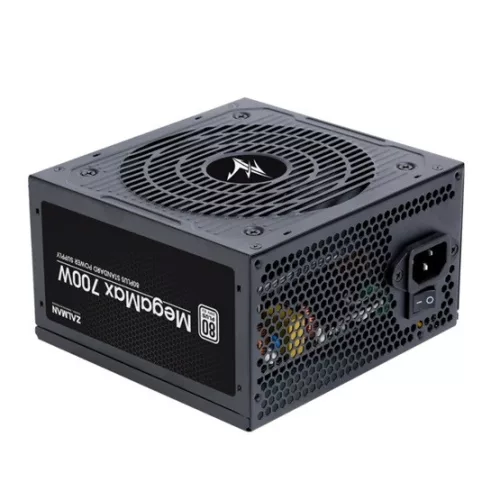 Zalman 700W - ZM700-TXII - 80+ White - ATX 12V Ver 2.31 - Fekete Tápegység
