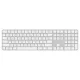 Apple Magic Keyboard (2024) w Touch ID and Numeric Keypad - Hungarian - White Keys
