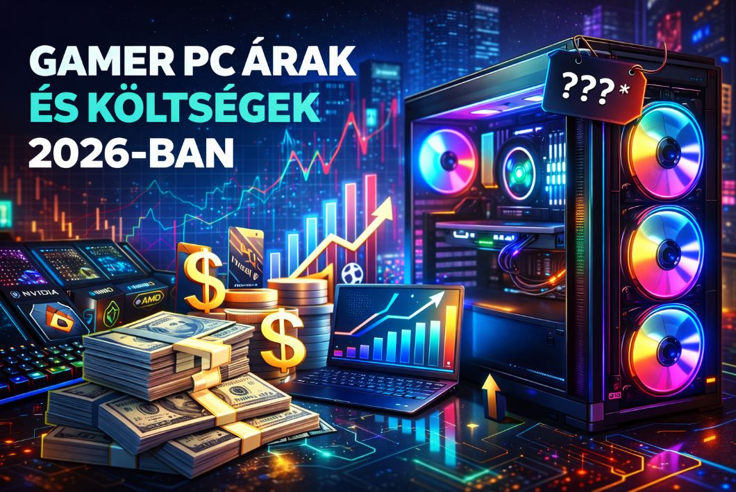 Gamer PC árak és lehetőségek 2026-ban – Útmutató a legjobb választáshoz